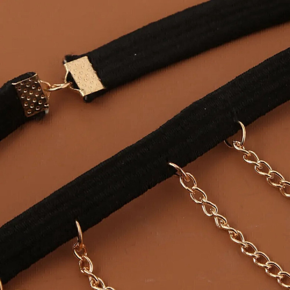 Multi Layered Leg Chain In Gold - Picture 5 of 5